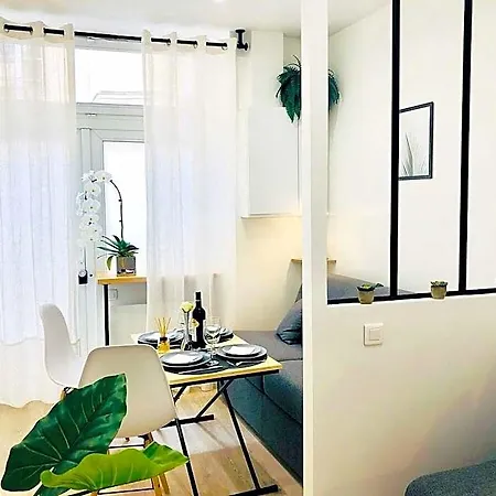 Le Cocon Vert Elysee / Studio 18M2 - 3 Min Des Champs - Elysees & Metro 2* Paris