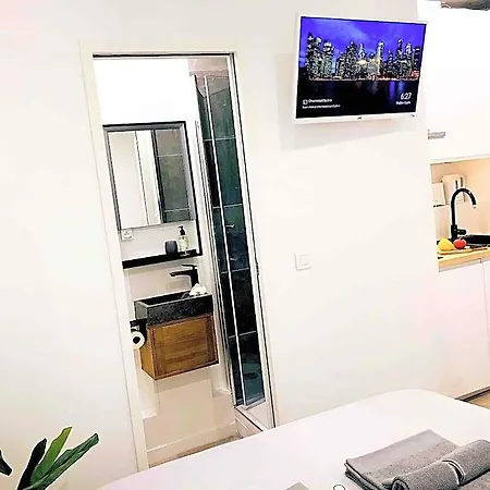 Le Cocon Vert Elysee / Studio 18M2 - 3 Min Des Champs - Elysees & Metro